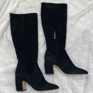 Sam Edelman Mint Suede Boots! Bootie up and sexy! Sz 8.5 Classic pointed style!